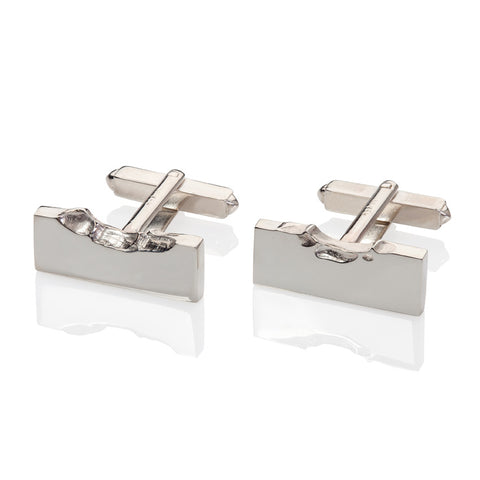 Love Bite cufflinks silver