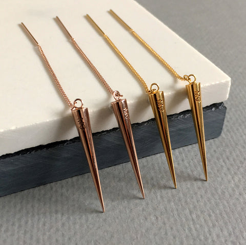 Spike drop earrings GL