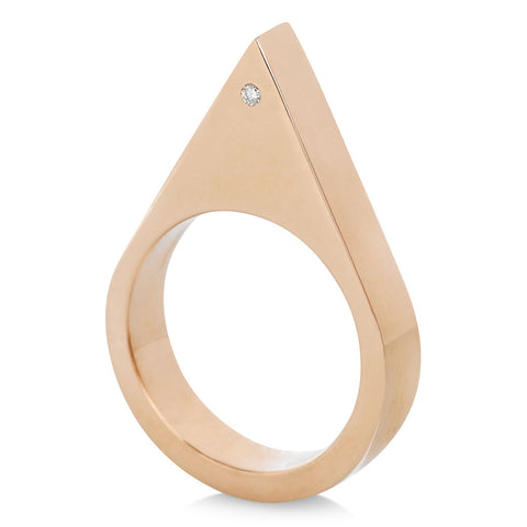 Thin Spike w/diamonds RGL